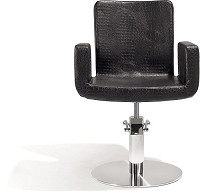  Sibel Attractio Styling Chair Croco Black / Round Base 