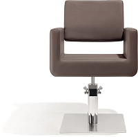  Sibel Felicitas Styling Chair Brown / Square Base 