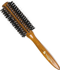  Hairway Round Brushes "Glossy Wood" 