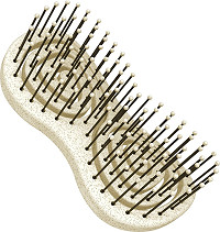 Hairway Wellness hair brush Organica beige