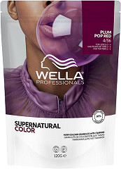Wella Supernatural 4/56 Plum Pop Red 120 g