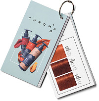  Schwarzkopf Chroma ID printed Color Chart 