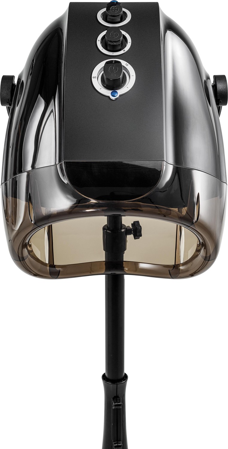  XanitaliaPro Eolo Ionic & Antistatic 1600 Professional Hooded Hair Dryer Black 