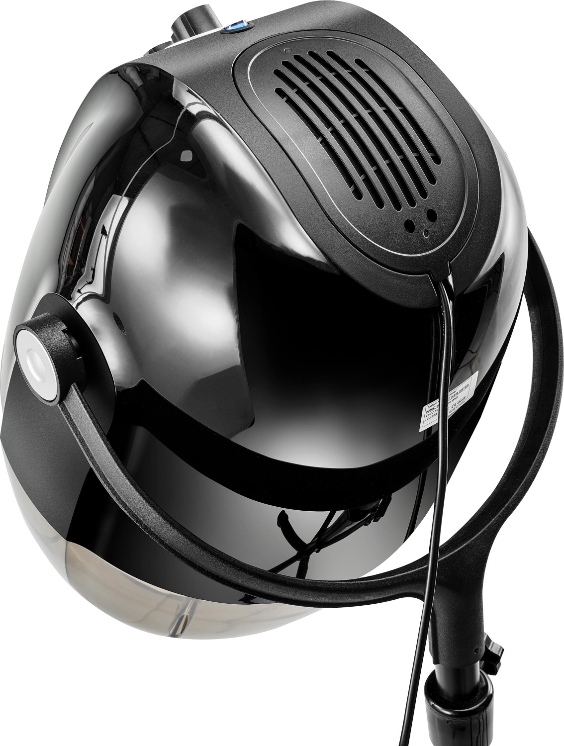  XanitaliaPro Eolo Ionic & Antistatic 1600 Professional Hooded Hair Dryer Black 