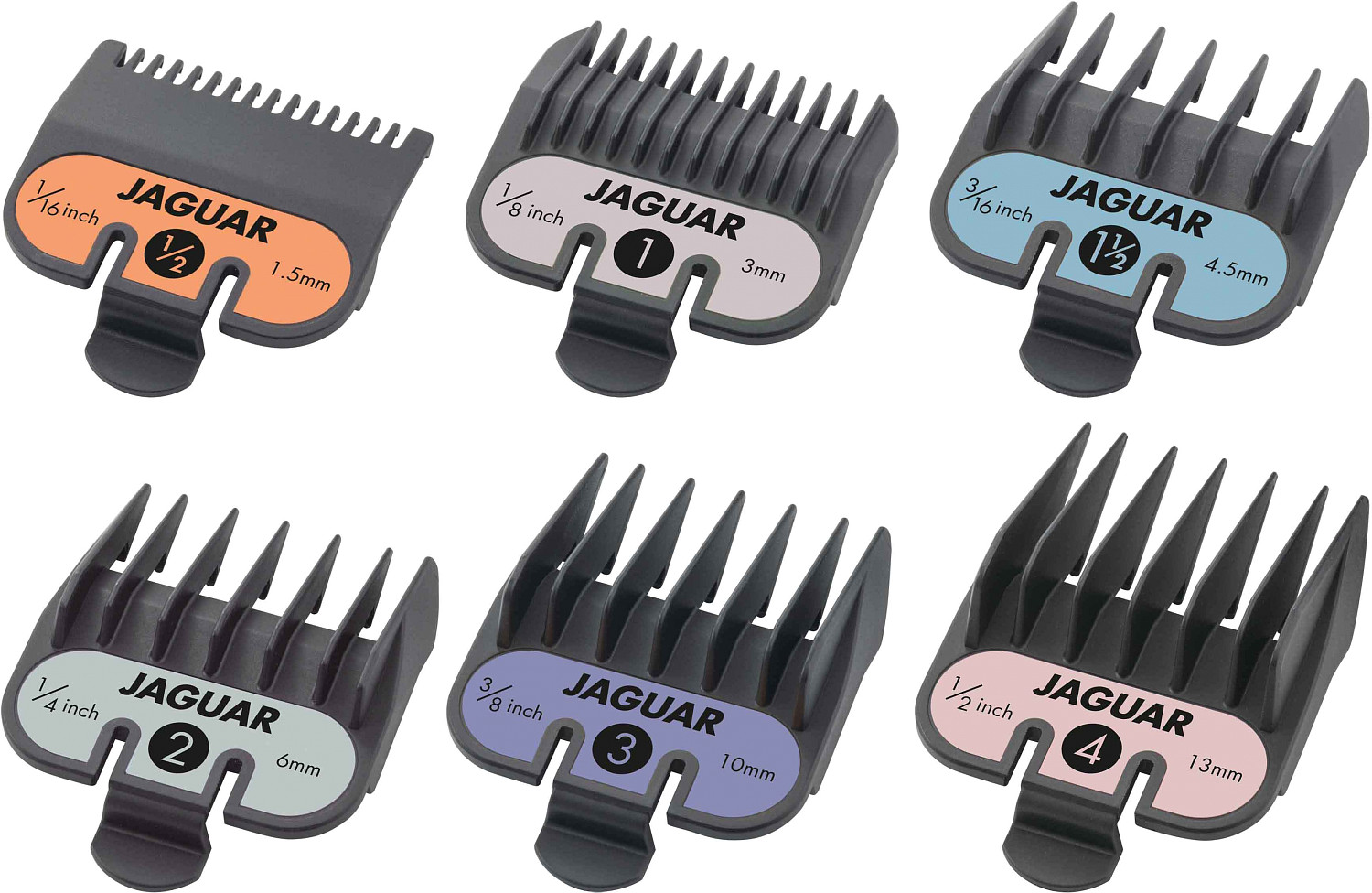  Jaguar J-Cut Fade X Clip-On Comb Set 
