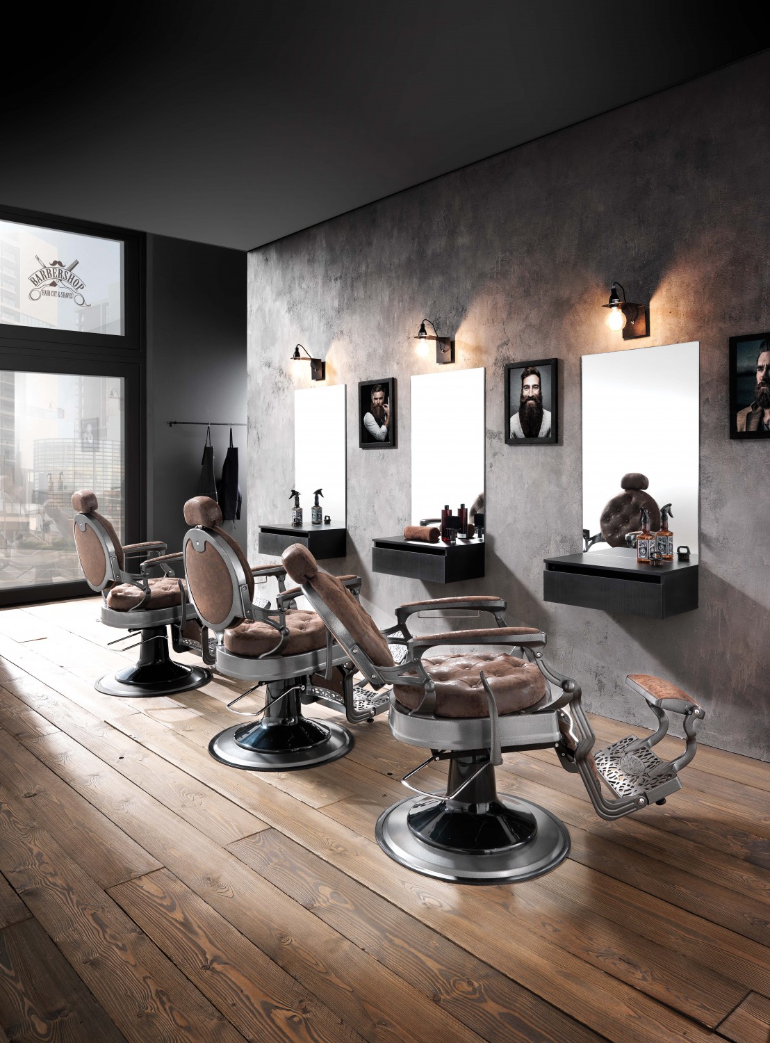  XanitaliaPro Hair Custom Roadster Barber Chair 