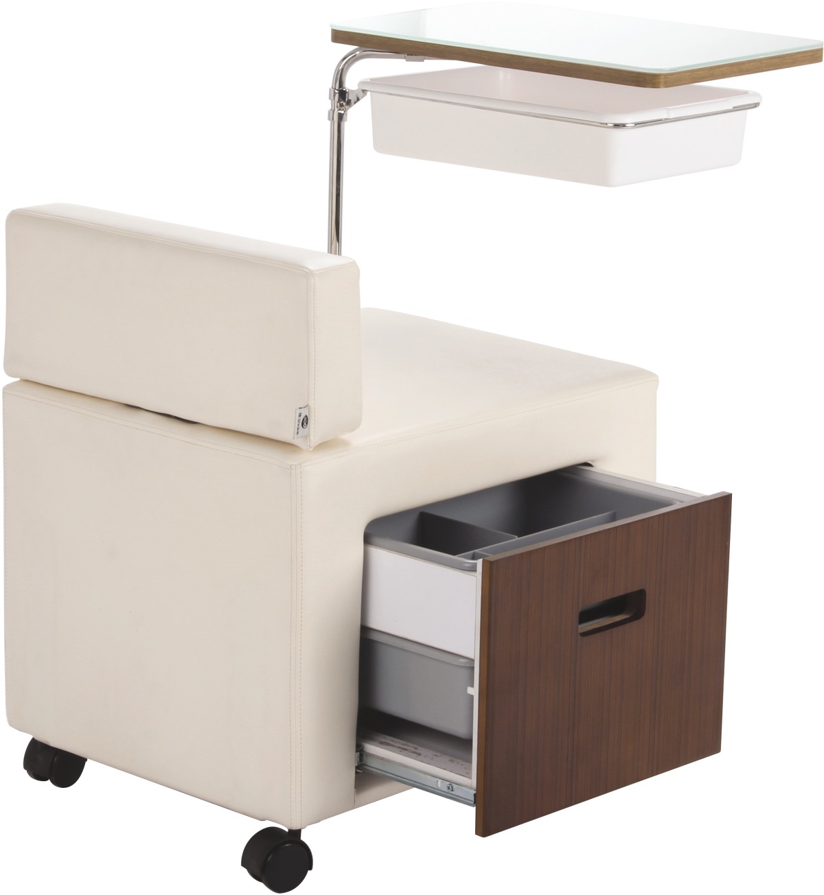 Sibel Mobile Manicure Table Seat with Tray 