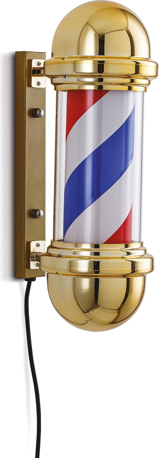  XanitaliaPro Barber Indoor Illuminating Barber&rsquo;s Sign Gold 