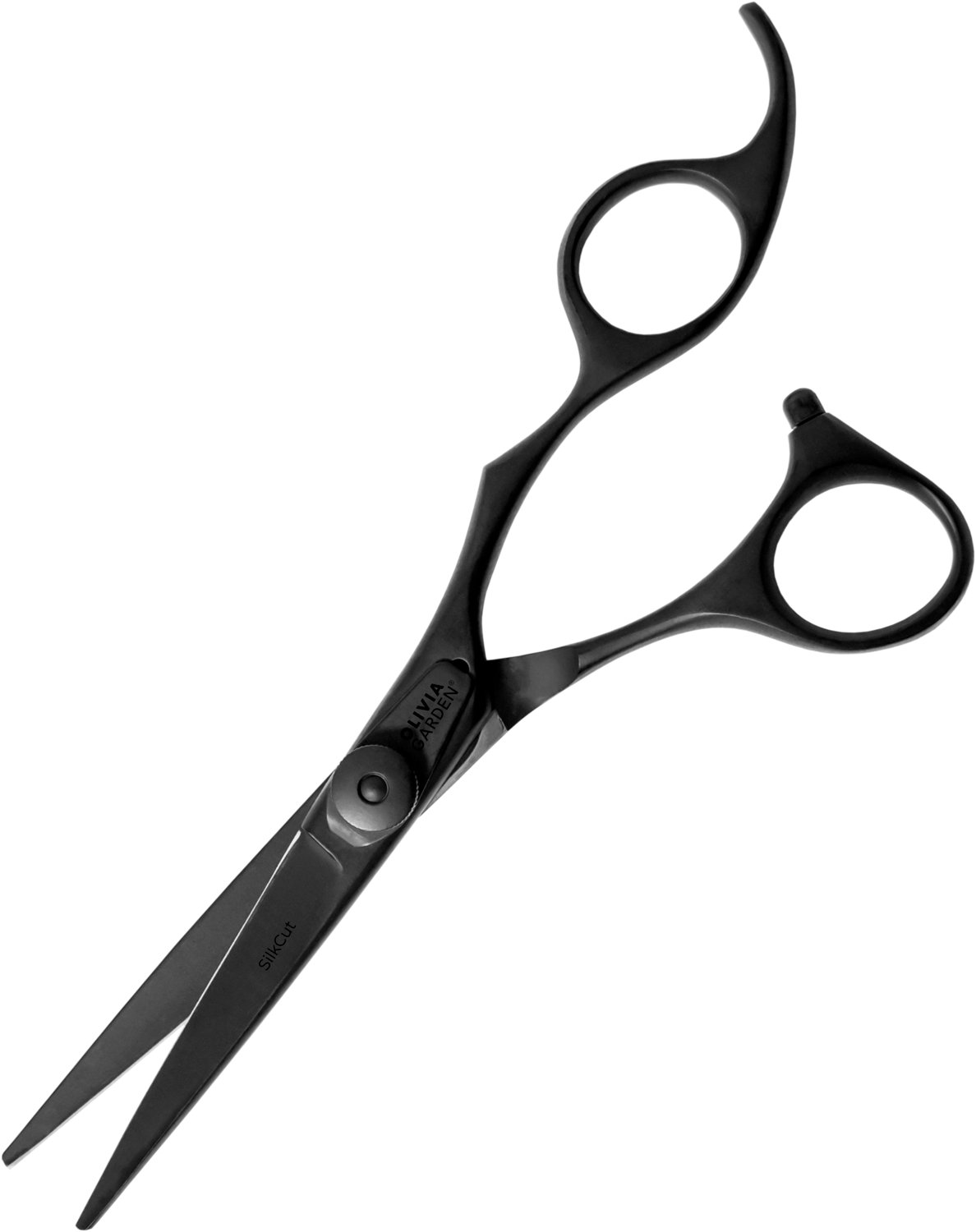  Olivia Garden Silk Cut Matt Black 5.75" 