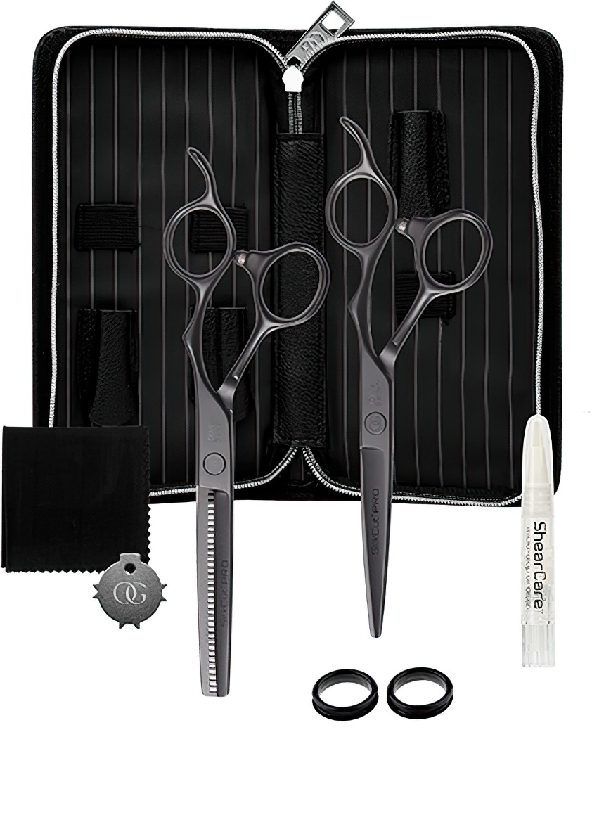  Olivia Garden SilkCut PRO Matt Black Set of 2 