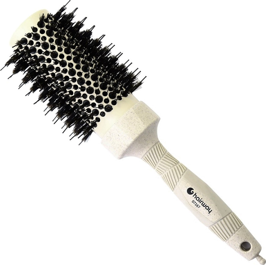  Hairway Thermo brush Organica with Wild Boar Bristles Beige &Oslash; 44/84 mm 