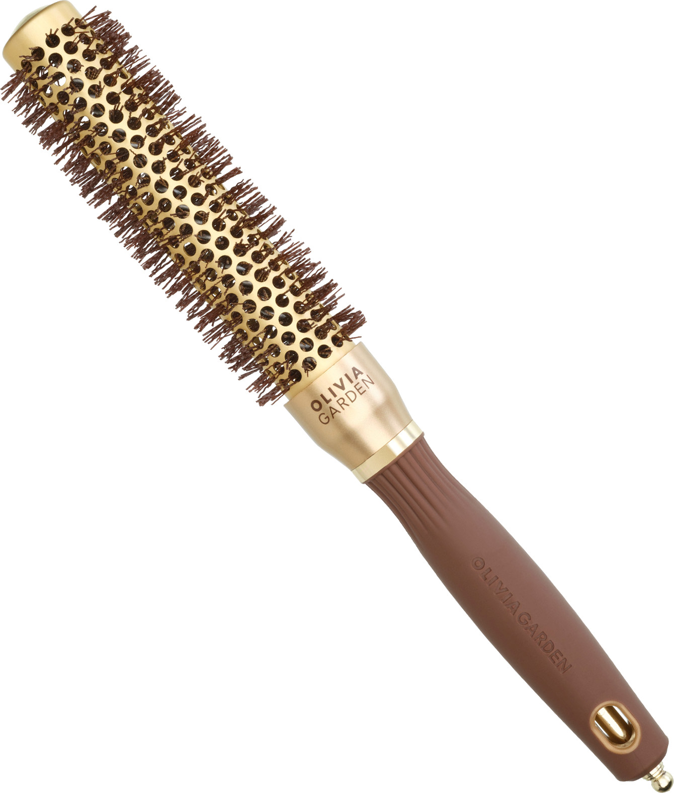  Olivia Garden Expert Blowout Speed Wavy Bristles Gold Brown 25 mm 