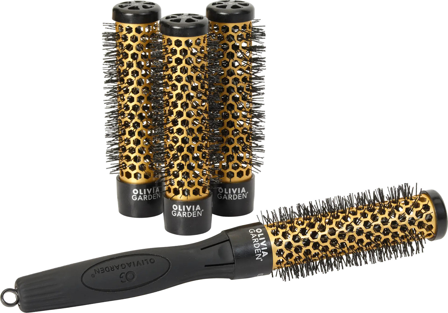  Olivia Garden Multibrush Set of 4 &Oslash;25 mm 