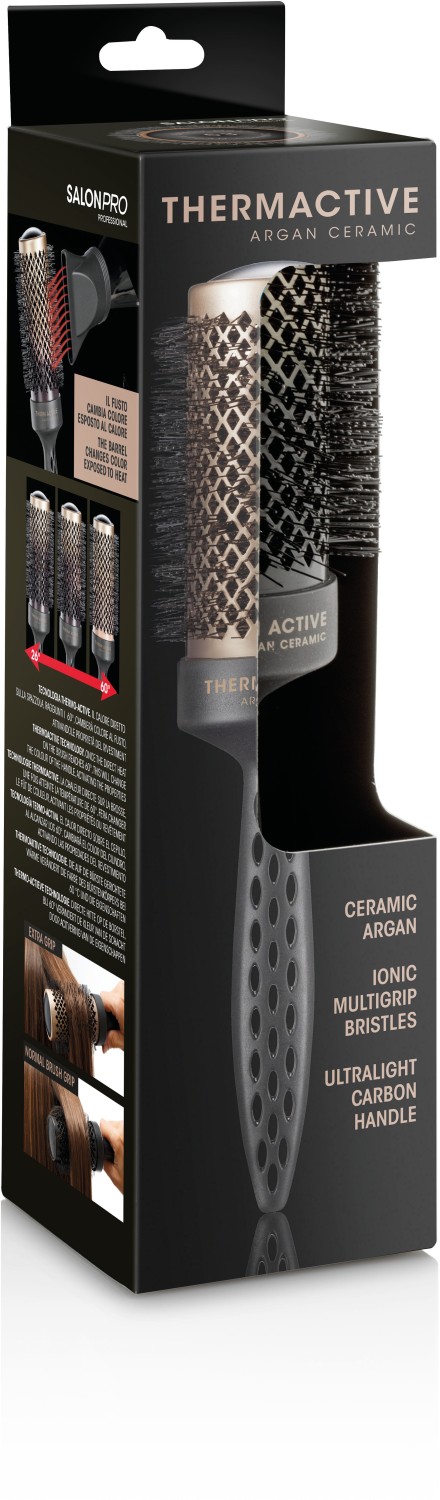  XanitaliaPro Thermactive Carbon Argan Magic Thermalbrush 
