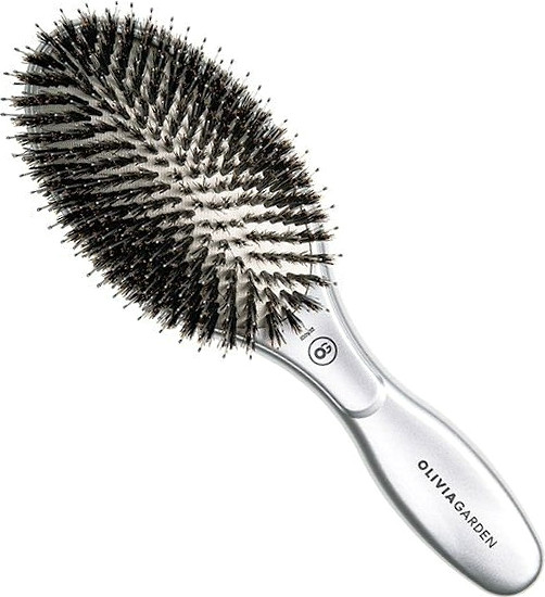  Olivia Garden Expert Care Oval Silver with boar/nylon bristles 