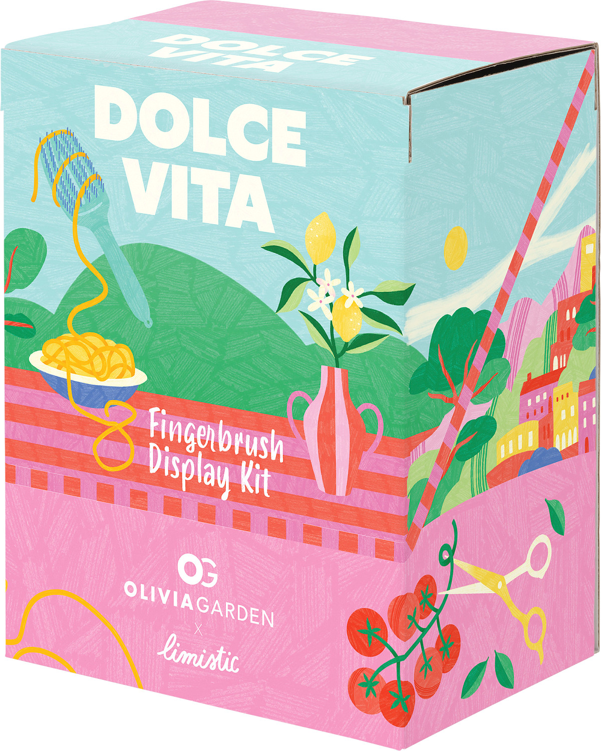  Olivia Garden Set Fingerbrush Combo Medium Dolce Vita 