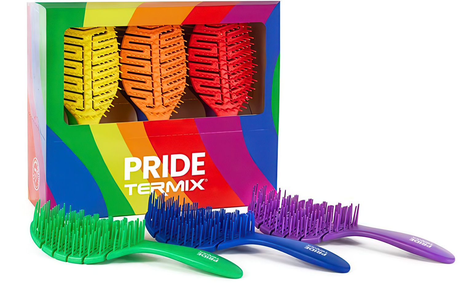  Termix Pride Detangling Hair Brush 6er-Pack 