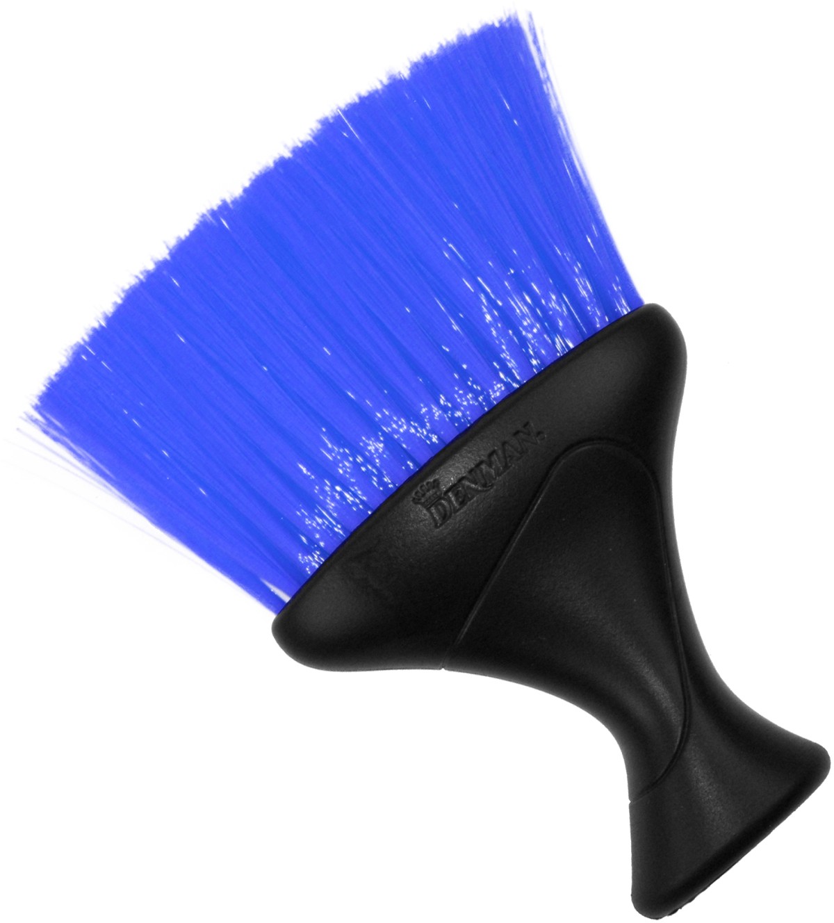  Denman Neck Duster D78 Black with blue bristles 