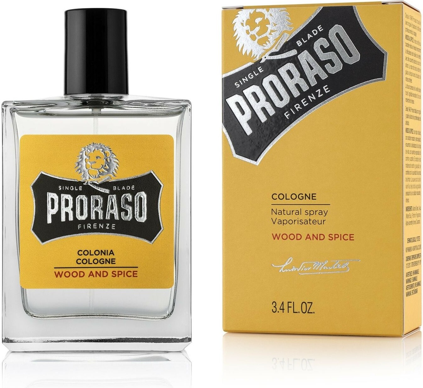  Proraso Eau de Cologne Wood and Spice 100 ml 