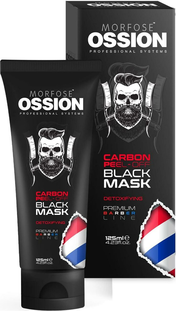  Morfose Ossion Premium Barber Peel Off Black Face Mask 125 ml 