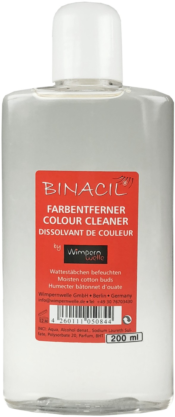 Wimpernwelle BINACIL paint remover, 200 ml 