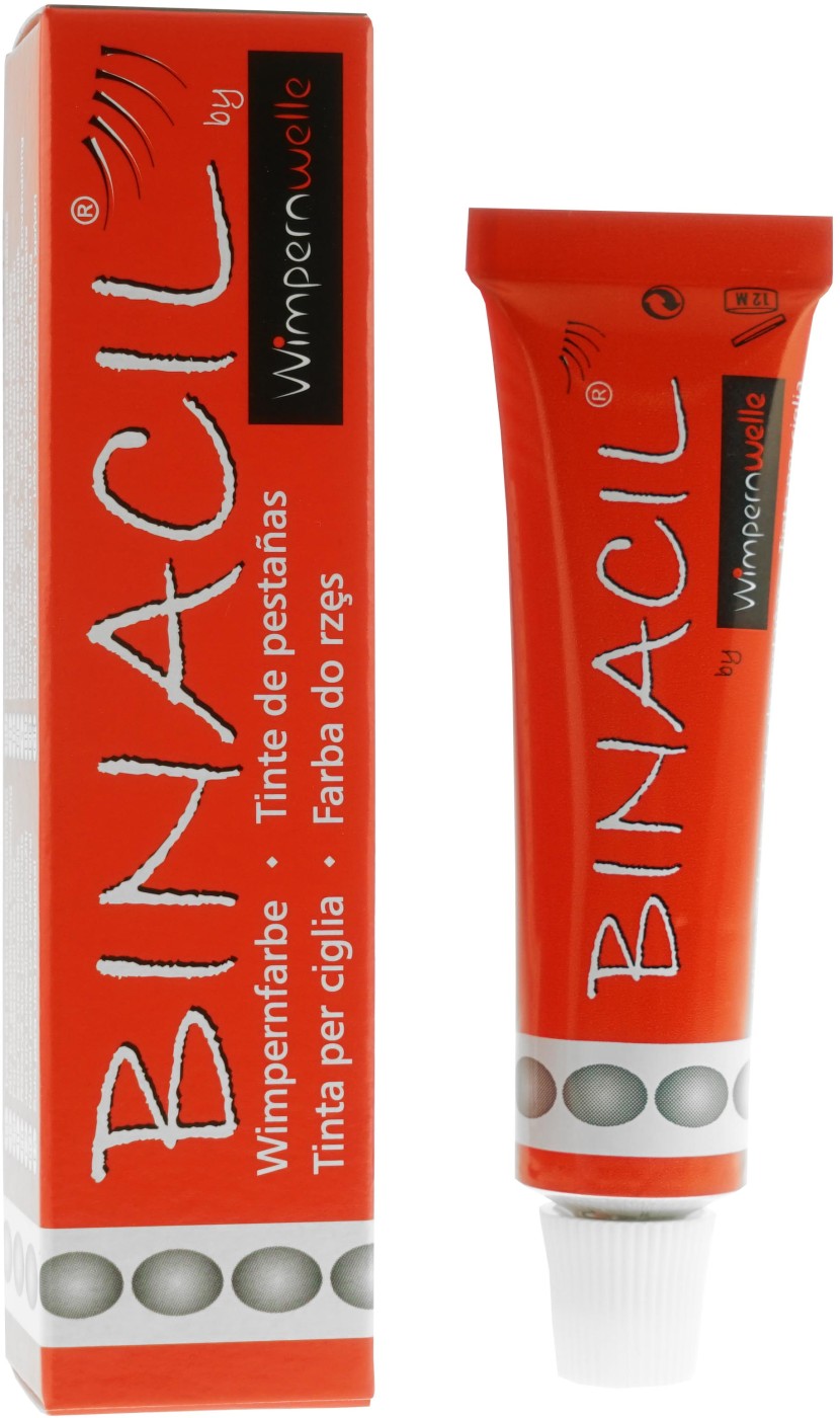  Wimpernwelle BINACIL Eyelash und Eyebrow tint light black 