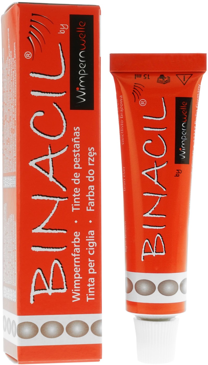  Wimpernwelle BINACIL Eyelash und Eyebrow tint light brown 
