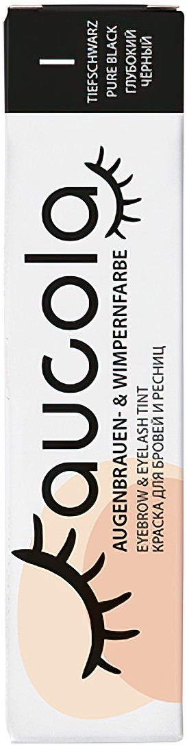  Aucola Eyebrow & eyelash tint 1 Pure black 15 ml 
