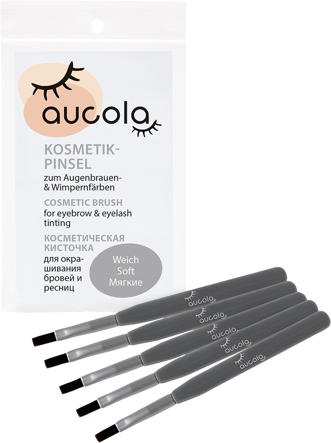  Aucola Cosmetic brush set of 5 - soft 