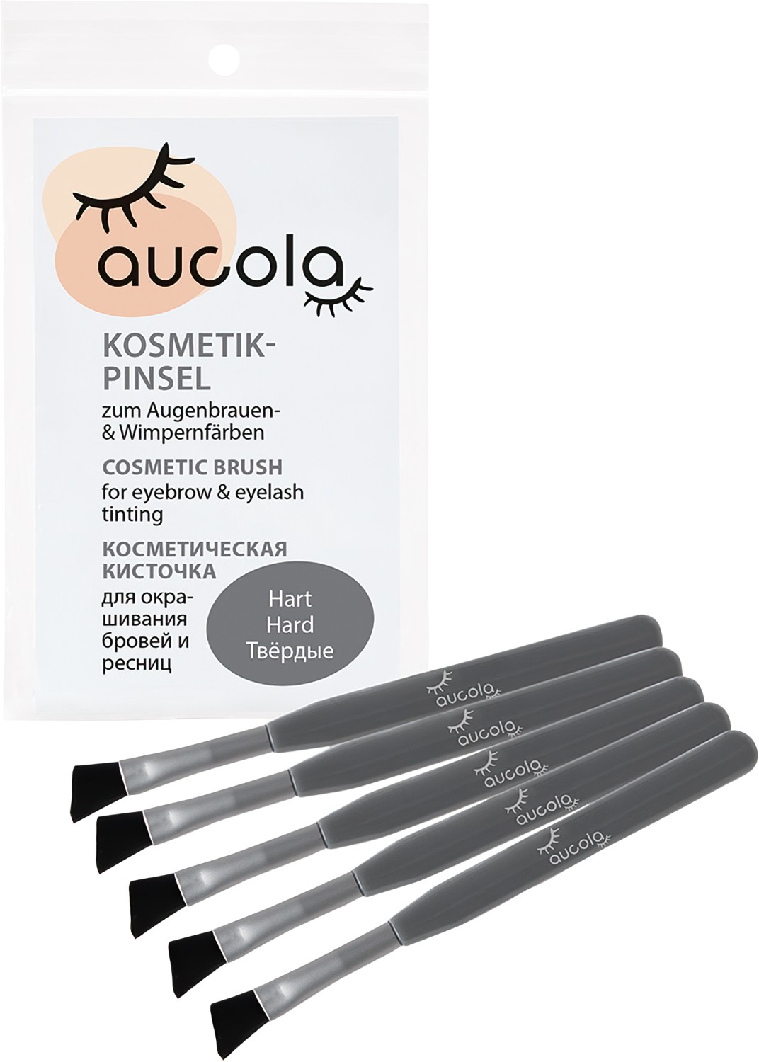  Aucola Cosmetic brush set of 5 - hard 
