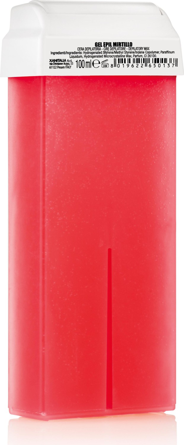  XanitaliaPro Liposoluble Hair Removal Wax Refill Roll-On 100 ml Blueberry 