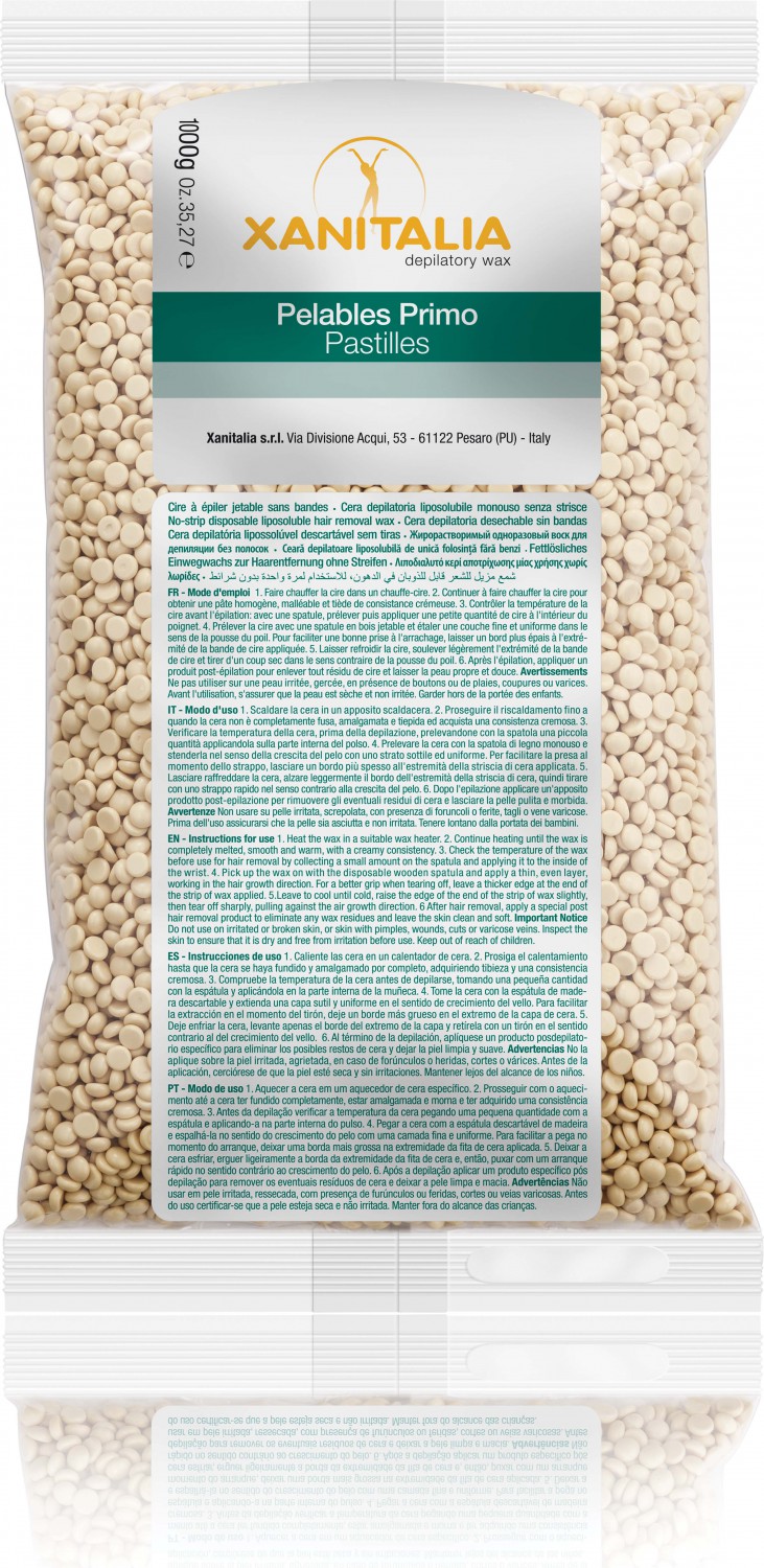  XanitaliaPro Brasilian System Wax Beads Vanillla 1000g 