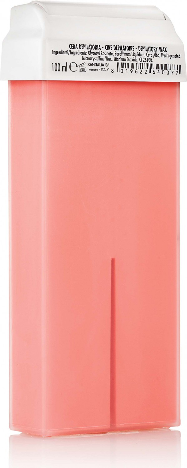  XanitaliaPro Liposoluble hair removal wax refill wax roll-on 100 ml pink titanium - large 