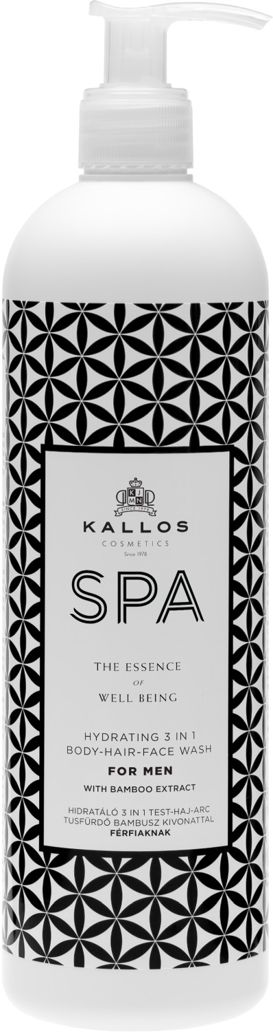  Kallos Spa Hydrating 3 In 1 For Men 500 ml 