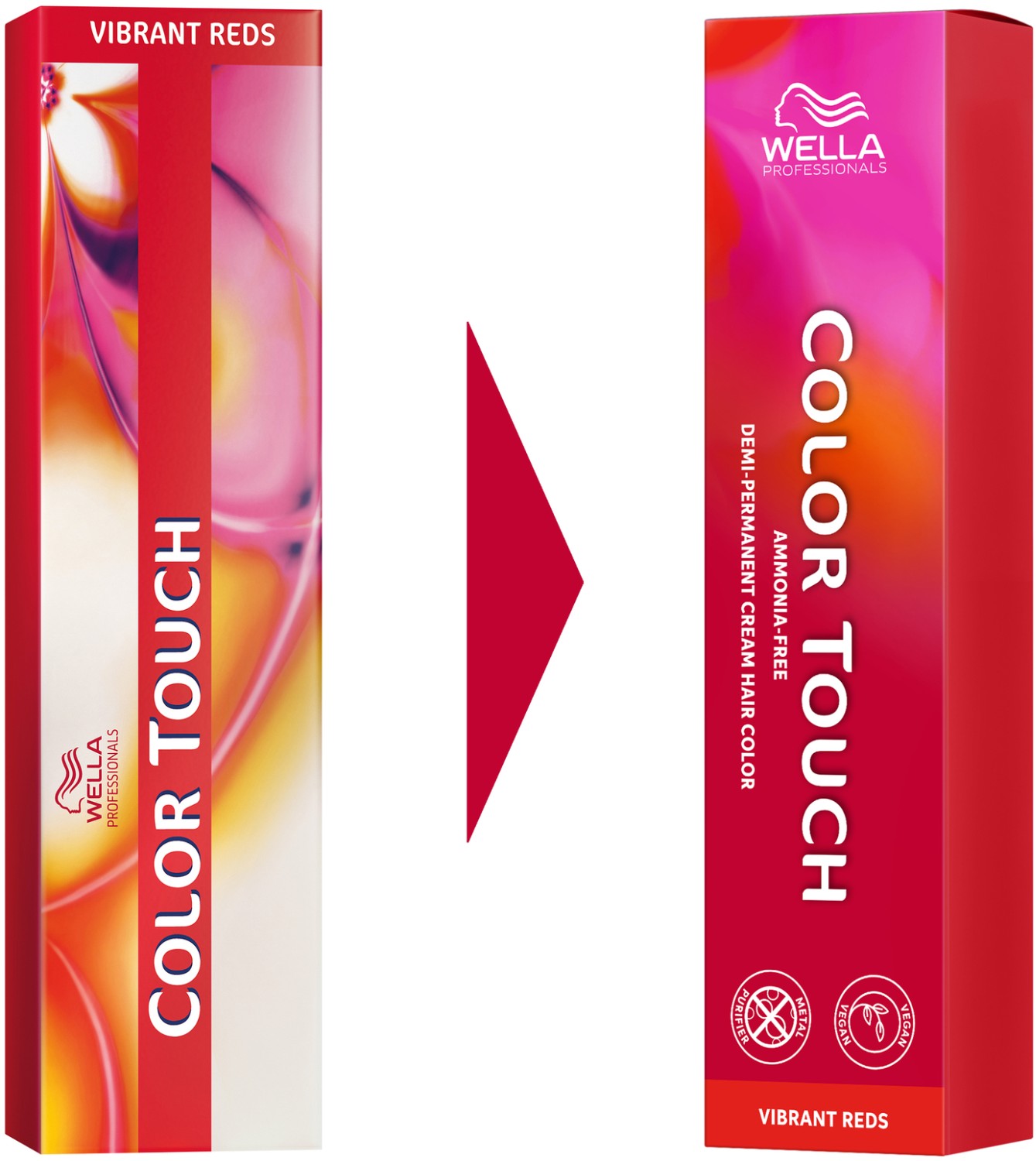  Wella Color Touch Vibrant Reds 7/47 Medium Blonde Red Brown 