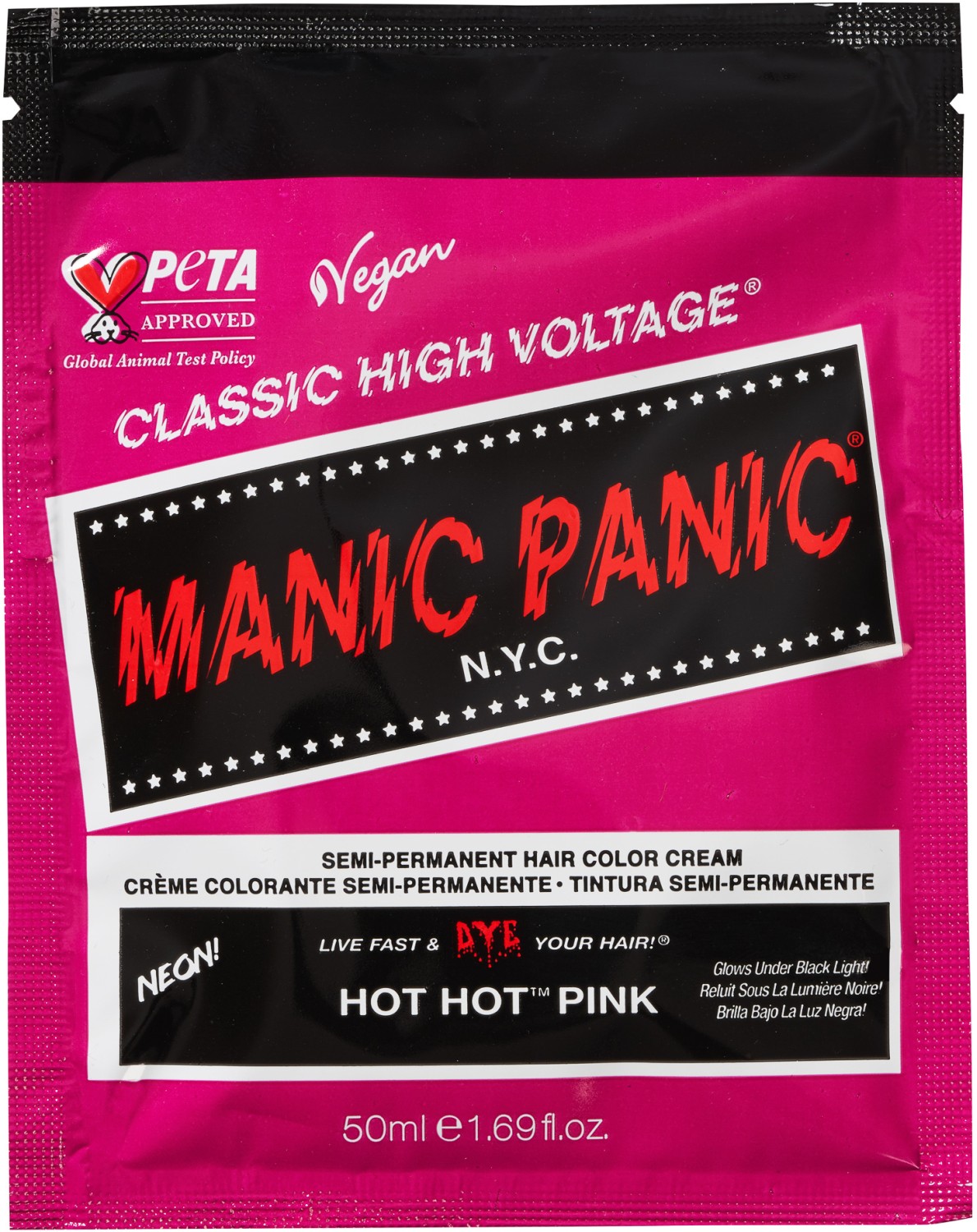  Manic Panic High Voltage Classic Hot Hot Pink Sachets 50 ml 