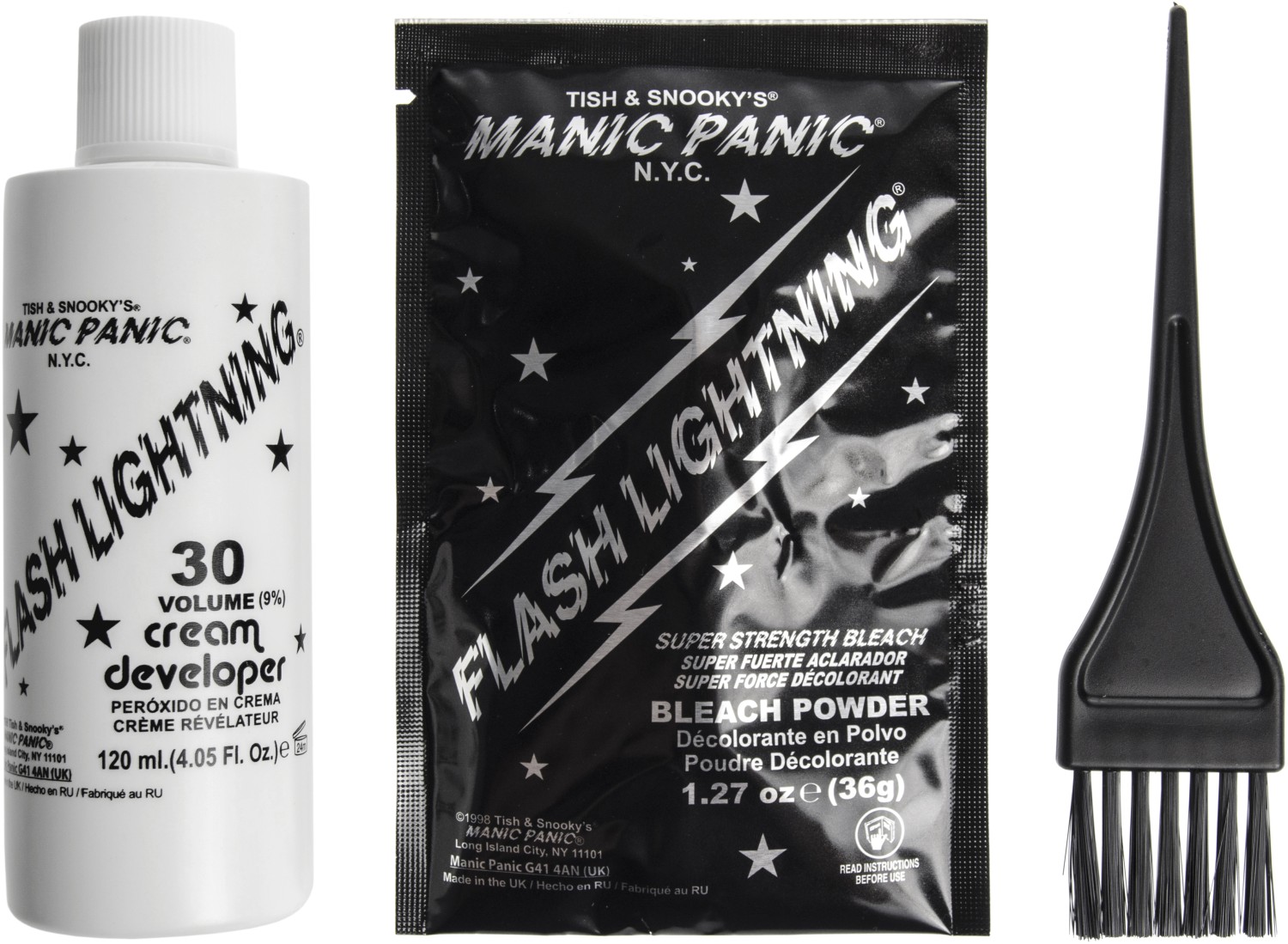  Manic Panic Flash Lightning Bleach Kit 30 Volume 