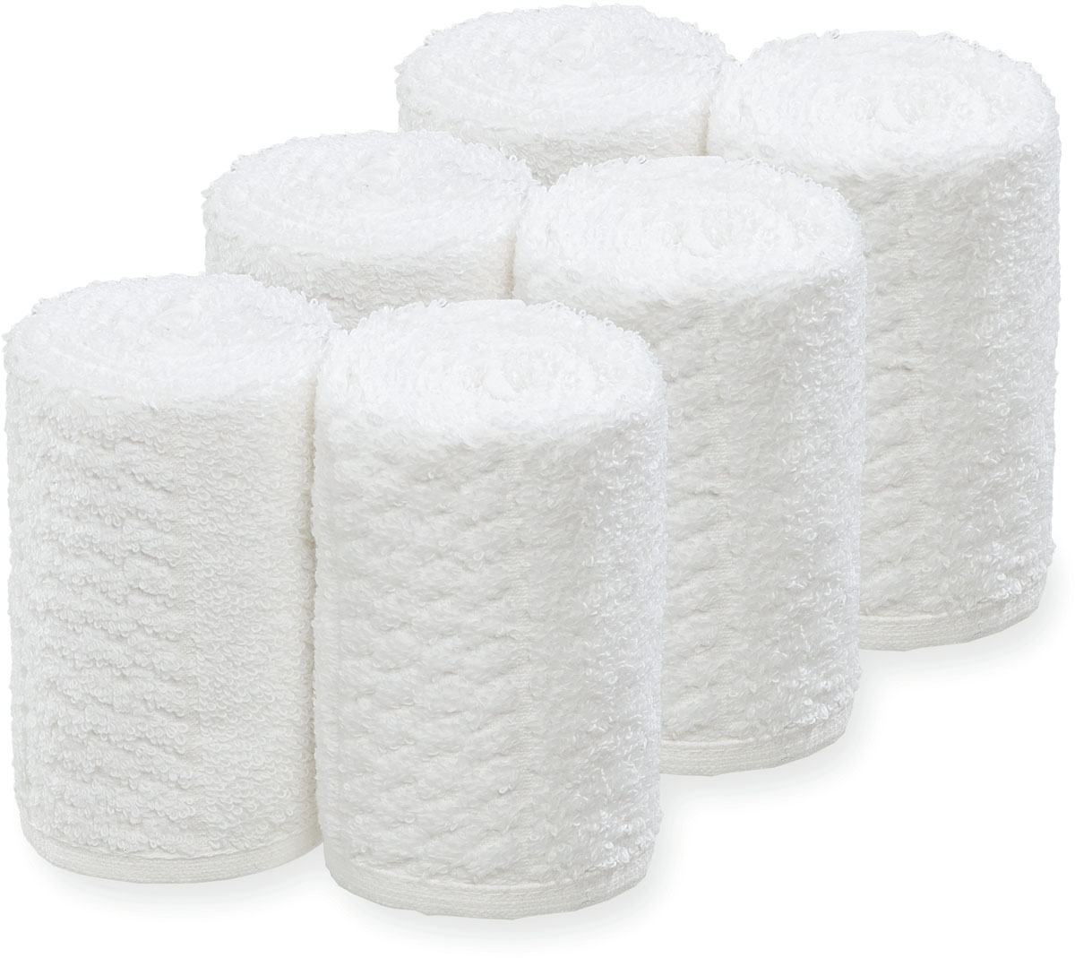  Barburys Take Care Facial Towels 6 pieces white 