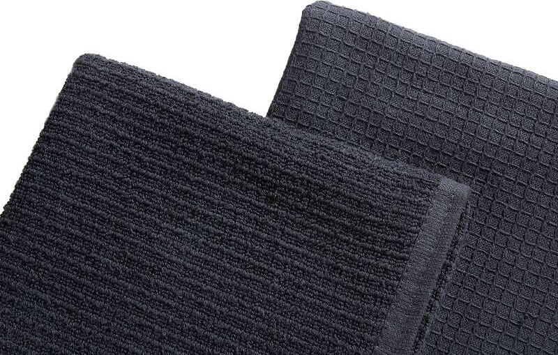  Barburys Cotton Towel Double Sided Black 