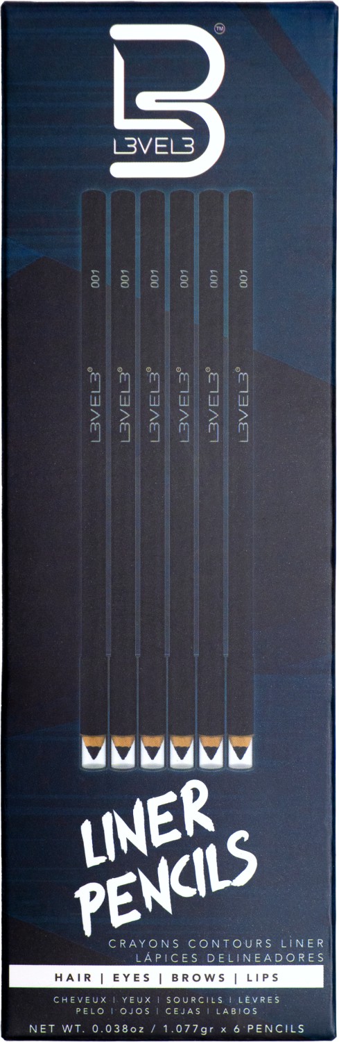  L3VEL3 Liner Pencils Black 