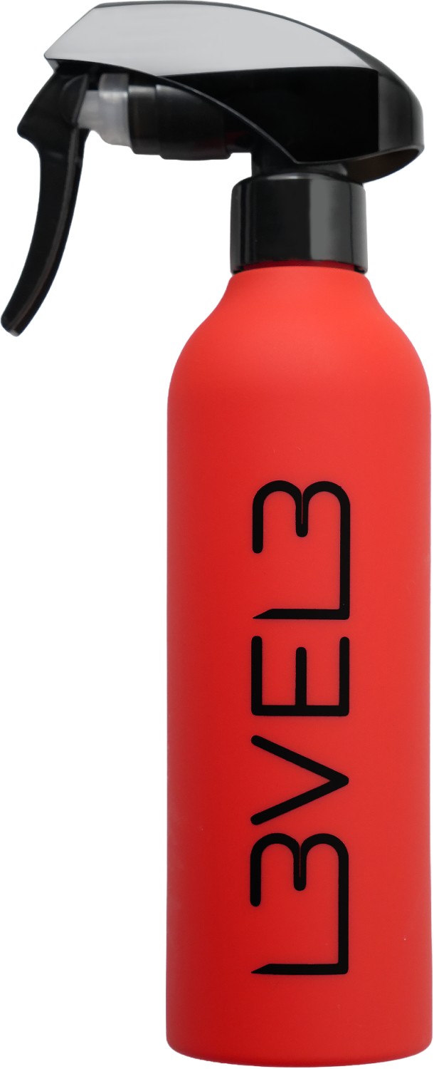  L3VEL3 Rubberized Spray Bottle Red 
