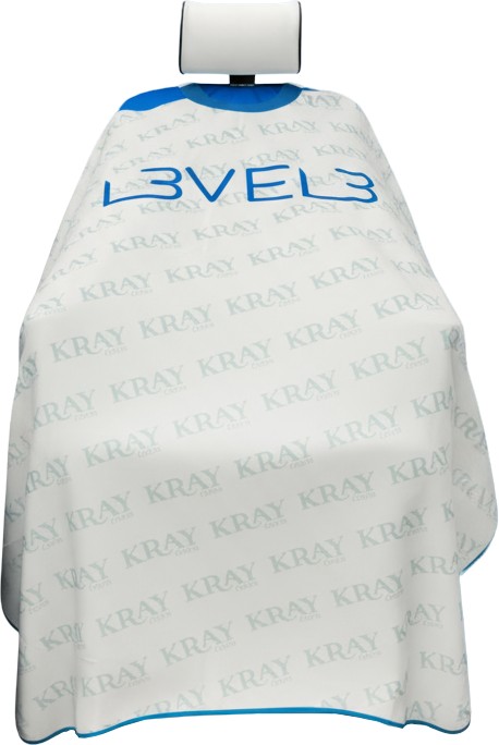  L3VEL3 Cape with Rubber Neck Blue Drip 