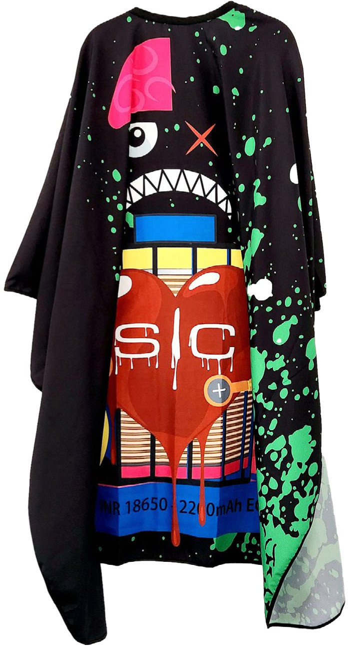  Stylecraft Cutting Cape Radioactive Black 