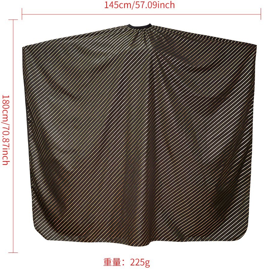  Se7en Styles Barber Cape Black Gold 