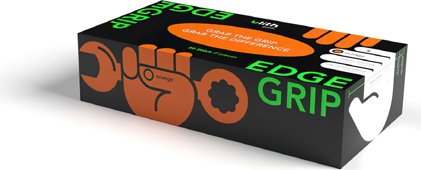  Ulith nitrile disposable gloves M orange 