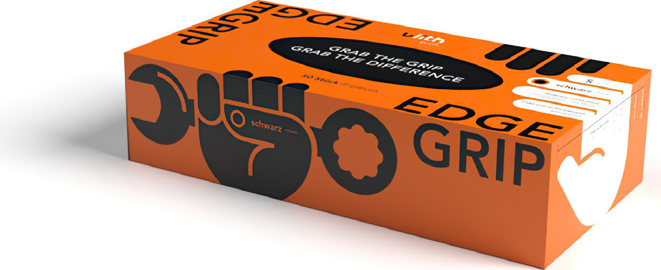  Ulith nitrile disposable gloves L black 