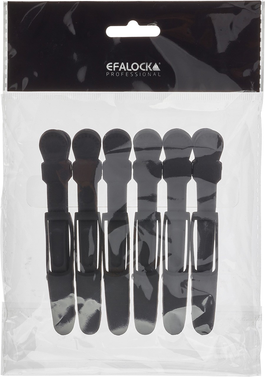  Efalock Sharkclip Soft Black 